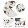 thumbnail image 4 of Yayeee Christmas Tree Skirt 35 inches for Xmas Tree Holiday Party Decoration, Beige Christmas Forest, 4 of 6