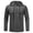 Dark Gray, variant on AZoiNM Men's Urban Fashion Hoodie, Casual Button-Down Sweatshirt, Lightweight Long Sleeve Hooded Pullover for All Seasons