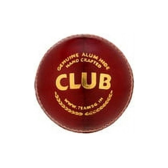 SG Club Cricket Ball - RED - Senior Size (Pack of 1)