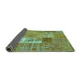 thumbnail image 2 of Ahgly Company Indoor Rectangle Patchwork Turquoise Blue Transitional Area Rugs, 4' x 6', 2 of 4