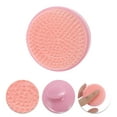 thumbnail image 3 of Unique Bargains 1 Pc Round Hair Shampoo Brush for Head Massage 3.15"x3.15"x2.95" Deep Pink, 3 of 6