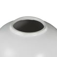 thumbnail image 5 of DecMode 12" x 25" White Ceramic Rounded Hourglass Decorative Jars with Lid and Ball Knob, 1-Piece, 5 of 9
