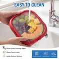 thumbnail image 7 of 2 Pack Silicone Food Storage Containers, Reusable Vegetable Fresh Keeping Box, Refrigerator Produce Storage Holder, 7 of 7