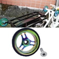 thumbnail image 3 of Rodillo para ruedas traseras de bicicleta plegable Easy Wheel, piezas de reparación Easywheel para rueda de empuje color galvanoplastia, 3 of 7