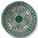 thumbnail image 1 of Pared tribal tejida a mano Hanning tablero de rebote decorativo hojas tejidas decoración del Suroeste Evursua Evursua Handmade art, 1 of 2