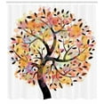 thumbnail image 3 of Ambesonne Tree Shower Curtain, Spring Season Tree Leaves, 69"Wx84"L, Multicolor, 3 of 3