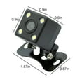 thumbnail image 3 of Binmer Car HD Rear View Camera Reversing Image Night Vision LED Car Camera 170 Degrees Wide Angle Night 4 Lights Rear View, 3 of 7