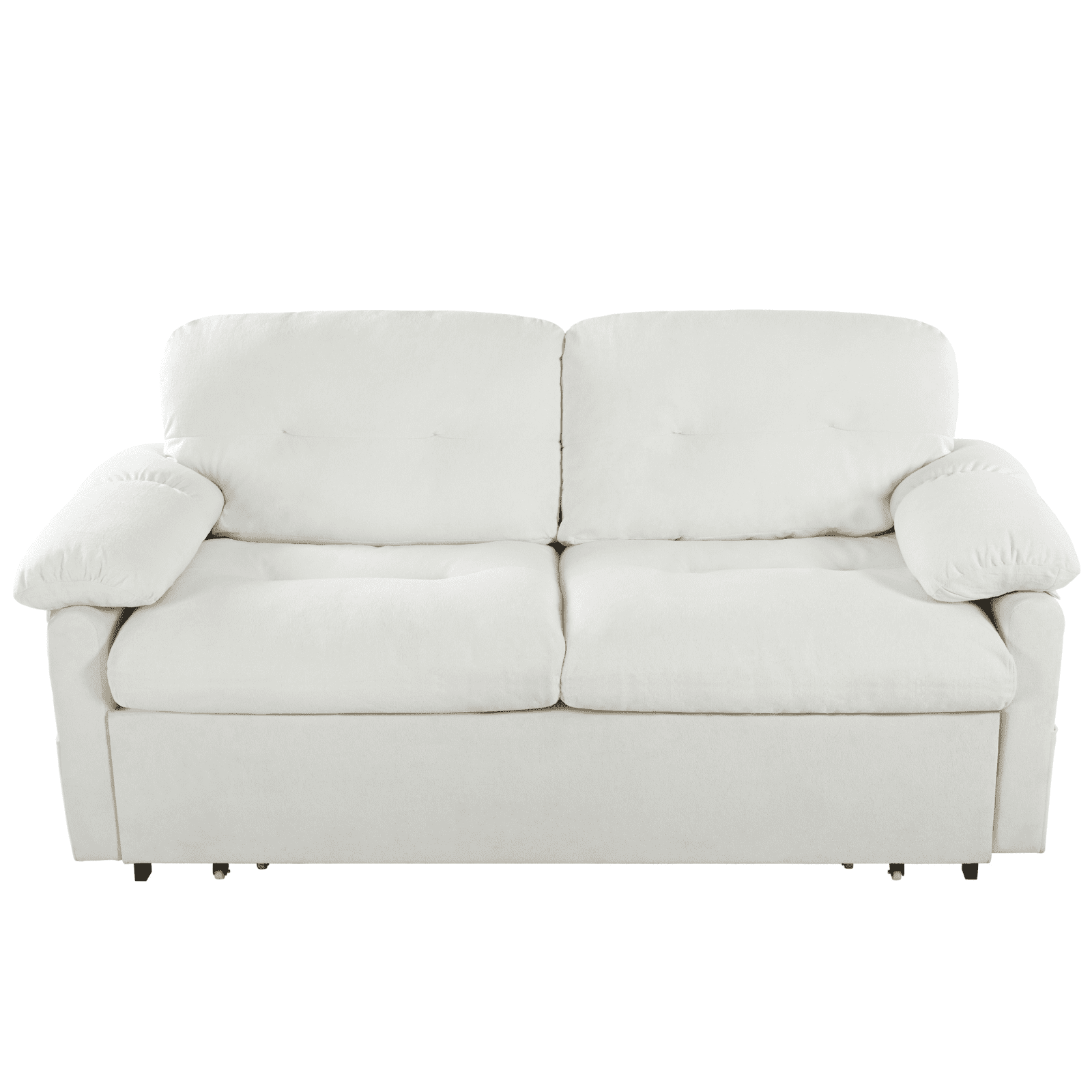 Homy Casa 3-in-1 Convertible Queen Sofa Bed with Storage, Pull Out Sleeper for Living Room & Apartment