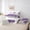 Purple, variant on Erosebridal Spring Flower Floral Twin Bedding Sets 7-Piece, Retro Artwork Bedding Comforter Set
