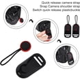 thumbnail image 3 of 4 Pack Camera Strap Quick Release Buckles, Camera Neck Shoulder Strap Quick Release Loops Clips, Camera Strap Rapid Connectors, Universal Connection Buckle Adapter (Black), 3 of 7