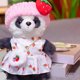 thumbnail image 4 of Ropa para muñecas, minijuguetes, ropa, disfraz, diadema, sombrero, atuendos, vestido de muñeca de peluche. Fresa, 4 of 5
