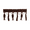 Chocolate, variant on Expo Int'l 10 yards of Spiral Tassel Fringe Trim