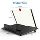 thumbnail image 5 of Lupa de visualización de 14 pulgadas para teléfono celular, proyector de aumento 3D, expansor de visualización para películas, vídeos y juegos, soporte plegable para teléfono con amplificador de visua, 5 of 5