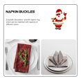 thumbnail image 3 of Shisuyan Table Decoration Napkin Rings Exquisite Design Zinc Alloy 4Pcs 1.97X1.57X1.57In, 3 of 9