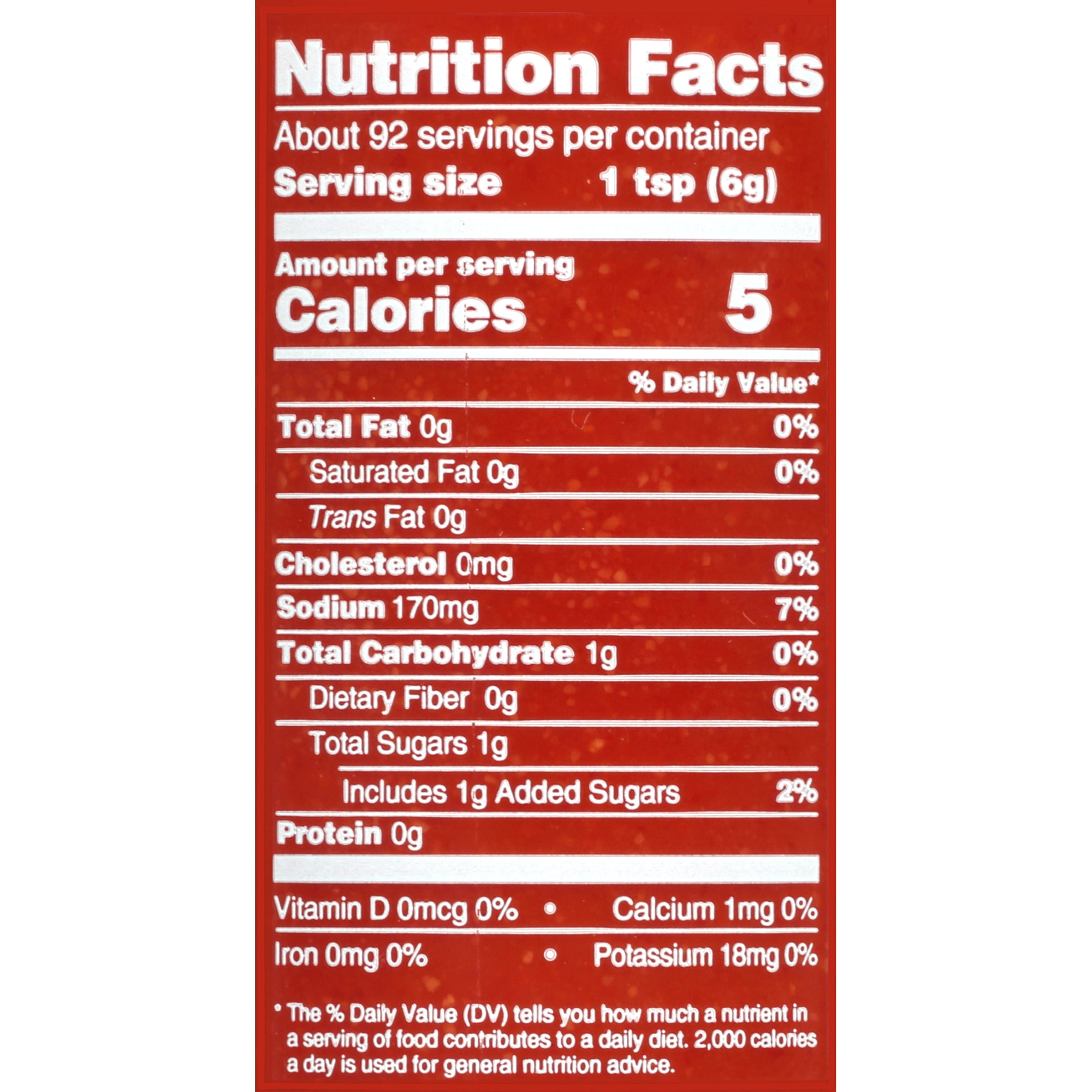 Texas Pete Sriracha Cha Hot Chile Sauce, 18 oz, Made with no Allergens