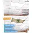 thumbnail image 7 of Fluorescent Light Covers for Ceiling Lights 1 Piece, Summer Palm Tree Magnetic Classroom Light Covers 4x2 Feet, Vintage Green Brown Tropical Botanical Fluorescent Ceiling Filters for Office, 7 of 7