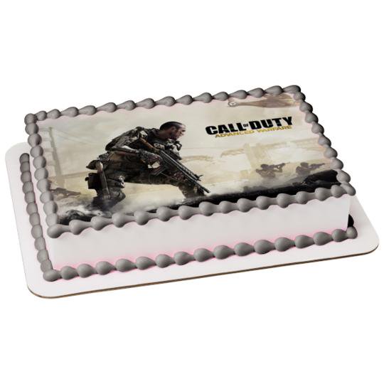 Call Of Duty Advanced Warfare Soap Edible Cake Topper