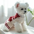 thumbnail image 6 of Aosijia Dogs Sweater Princess Dress with Bowtie Fall Winter Warm Pet Puppy Sweaters Skirt for Small Dogs (Red L), 6 of 12