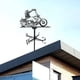 thumbnail image 5 of Estatuil de Animal de hierro, indicador práctico de dirección d, de , herramienta de medición de jardín - Motocicleta Sunnimix Veleta, 5 of 8