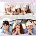 thumbnail image 3 of TELOLY 2Pcs Sleep Mask,Soft Relaxation Kids Sleep Mask,Comfortable Eye Eye Mask, 3 of 4