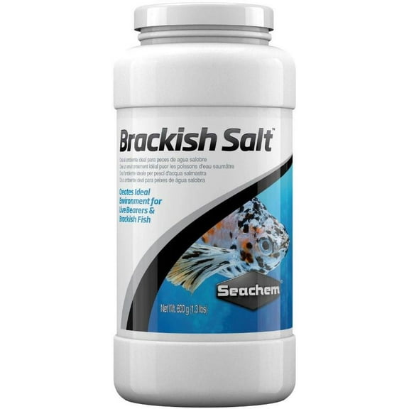 Seachem Brackish Salt for Aquariums [Aquarium, Water Conditioners] 10.6 oz
