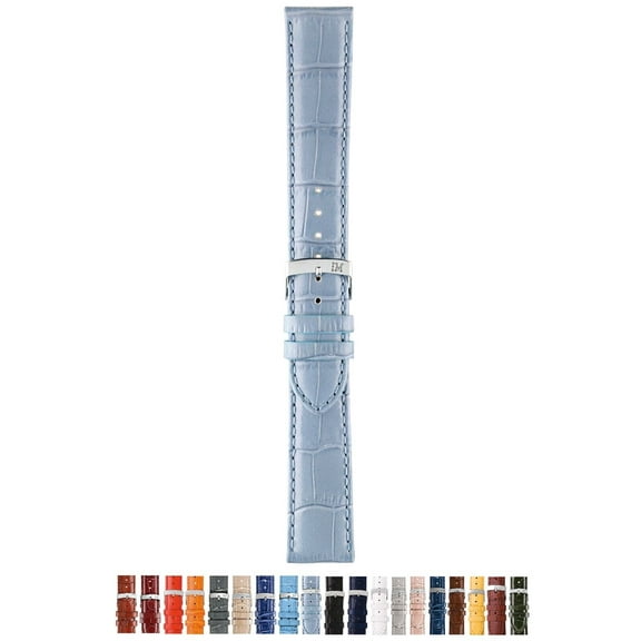 Morellato Samba Watch Strap - Aquamarine - 22mm - Chrome-plated Stainless Steel Buckle - PERFORMANCE Collection