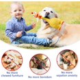 thumbnail image 5 of Juguete interactivo para perros, juguete masticable chirriante, accesorio de juguete para perros, regalo de pollo de Navidad para cachorros grandes (amarillo) oso de fresa Electrónica, 5 of 5