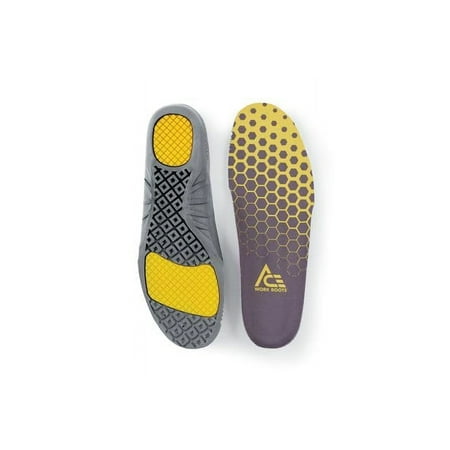 

Shoes For Crews Comfort Insole with Gel for Men s Women s Inserts to Fit Work Boots and Shoes - Arch Support & Shock Absorption Men s 15 Women s 16
