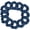 Dark Blue, variant on Motique Accessories 12 Pack Solid Hair Ties Scrunchies (Dark Blue)