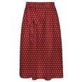 thumbnail image 6 of Xijirk Women's Dirndl Dress Traditional Bavarian Short Sleeve Grid Floral Print Midi Apron for Oktoberfest Cosplay Theme Party,S, 6 of 8