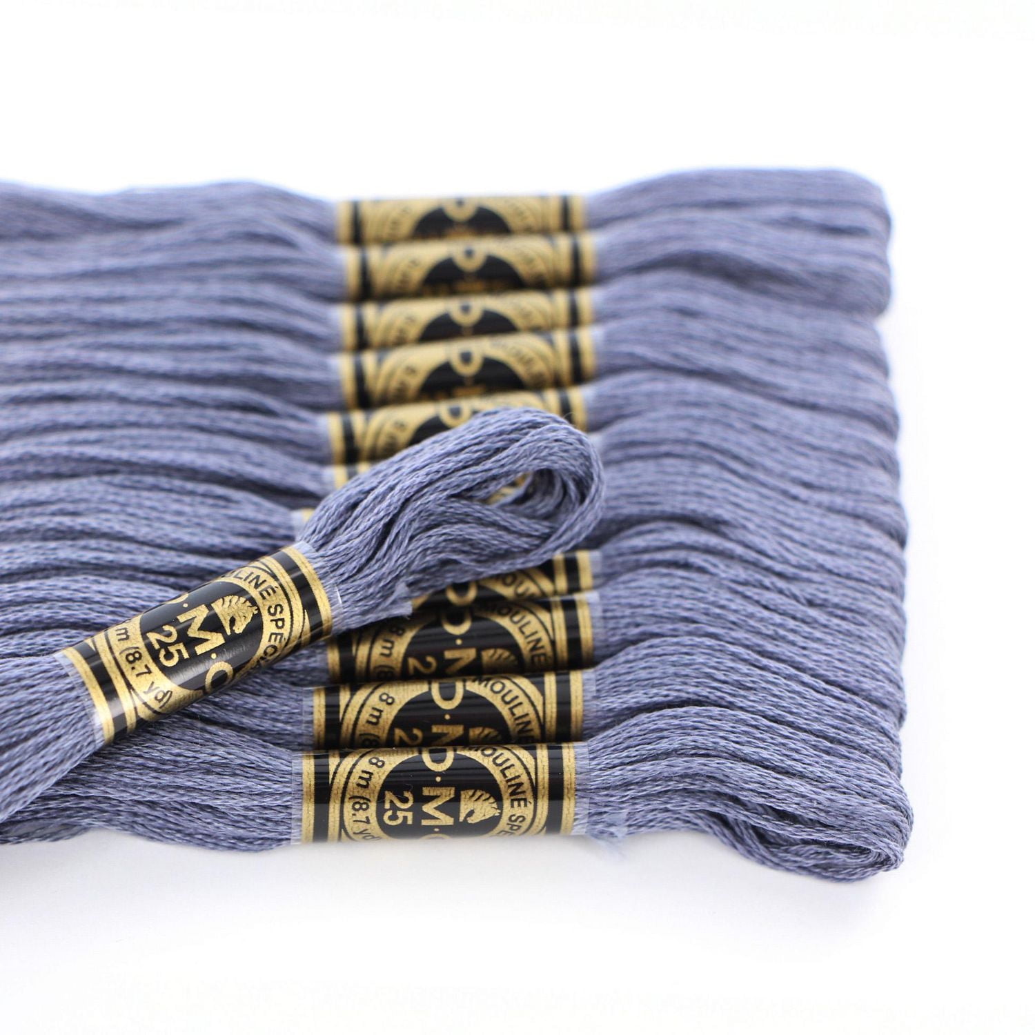 DMC Cotton 6 Strand Floss 8m - Grey/Silver, 6 Strand