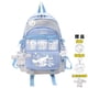 thumbnail image 1 of New Sanrio Plush Toy Cinnamoroll Backpack Children Girl Boy Black Y2k Blue Schoolbag Kawaii Student School Bag Computer Large qiuyongming unisex, 1 of 2