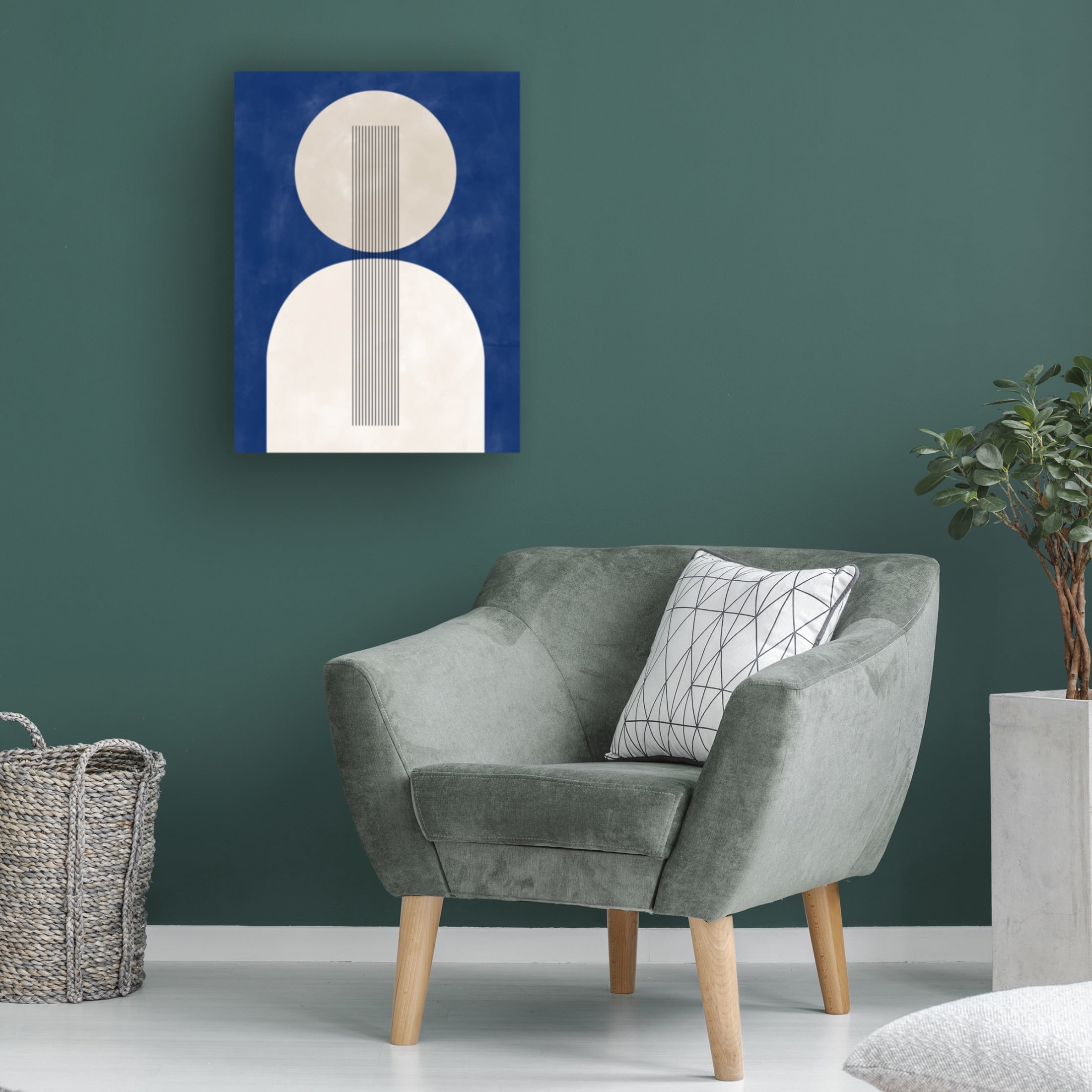 Trademark Fine Art Elena Ristova Indigo18 Canvas Wall Art