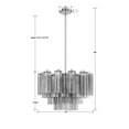 thumbnail image 5 of ADD-308-CH-SM Crystorama Lighting Addis - 9 Light Chandelier-14.25 Inches Tall and 22 Inches Wide-Polished Chrome Finish-Smoke Glass Color, 5 of 10
