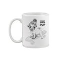 thumbnail image 1 of Street Skate Pug Pup Mug  -Image by Shutterstock,, 1 of 4
