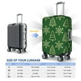 thumbnail image 6 of Kdxio Christmas (2) Pattern Luggage Cover for Travel,Elastic and Durable,Fits 18-32 Inch,Anti-Scratch Suitcase Protector, 6 of 9