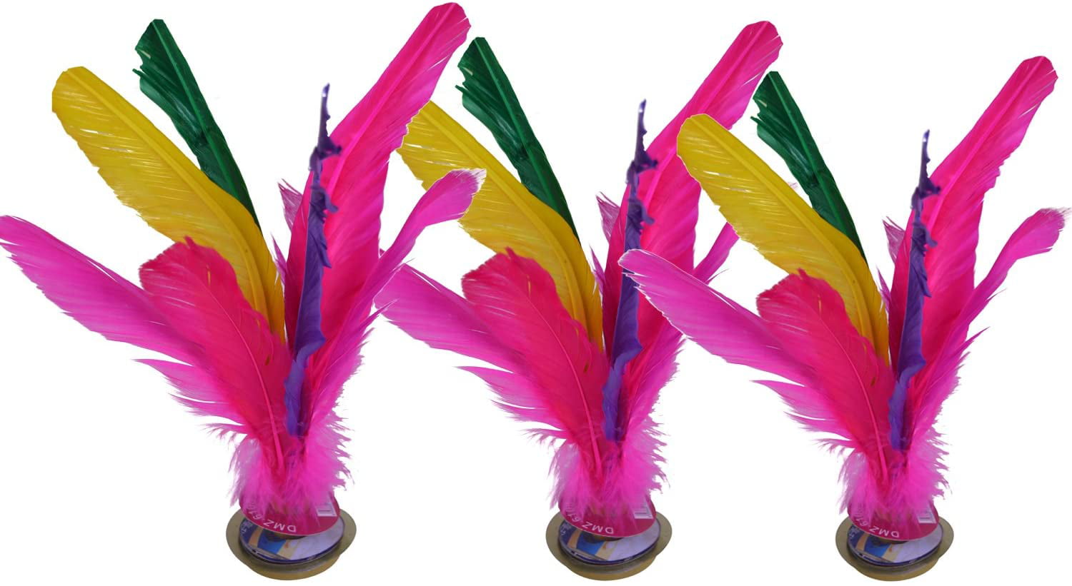 AUEAR 6 Pack Colorful Kicker Shuttlecock Chinese Jianzi Professional Foot Feather Foot Sports Indoor Outdoor Toy Game for Kids Adults 