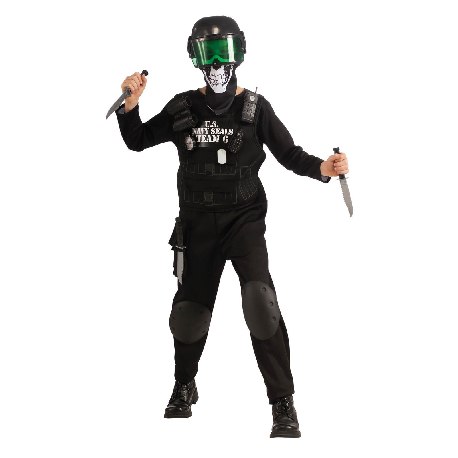 Photo 1 of Black Team 6 Kids Costume large 10-12
