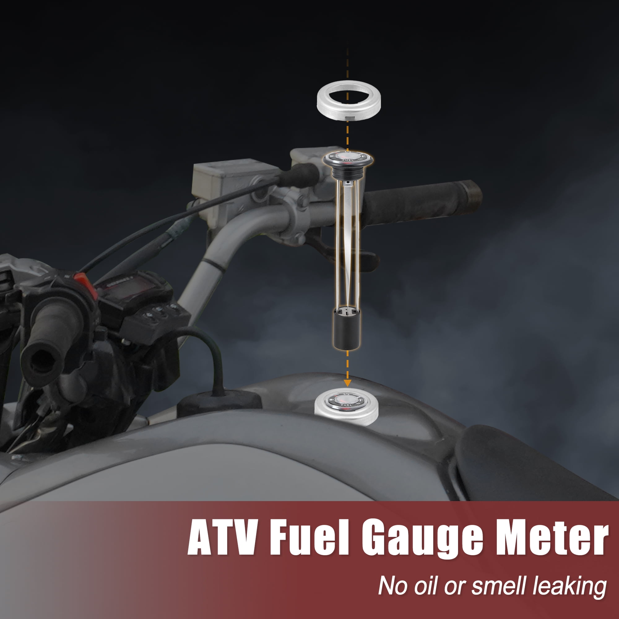 Unique Bargains ATV Fuel Gas Tank Level Gauge Meter for Kawasaki Bayou Prairie Models
