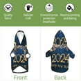 thumbnail image 3 of Uemuo Happy New Year 2024 (3) for Winter Dog Hoodie Sweatshirts with Pockets Warm Dog Clothes for Small Dogs Chihuahua-Large, 3 of 8