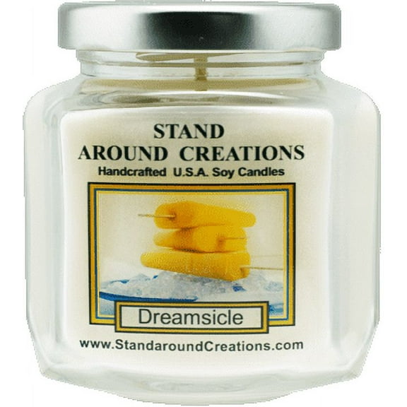 DREAMSICLE HEX 6-OZ. ALL NATURAL SOY CANDLE