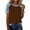Brown, variant on yillto Womens Summer Tops Color Block Short Sleeve Shirts Spring Fashion Clothes Trendy Loose Blouses Outfits