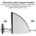 thumbnail image 3 of Glass Clamps Shelf Brackets Adjustable Glass Support Fish Mouth Type Clamp Chrome Zinc Alloy Polished, 3 of 4