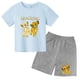 thumbnail image 4 of Conjunto de 2 piezas de camiseta y pantalones cortos con estampado de El Rey León Simba para niños y adolescentes, ropa informal de manga corta, traje de moda, 4 of 4