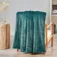 thumbnail image 4 of Home Soft Things Super Soft Decorative Throw Blanket - Dark Teal - 60" x 80" Jumbo, 4 of 7