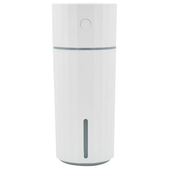 Mini Flame Aromatherapy Humidifier, Desktop Essential Oil Diffuser with LED Fire Effect, 320ml Tank, Quiet Bedroom Relaxation Device