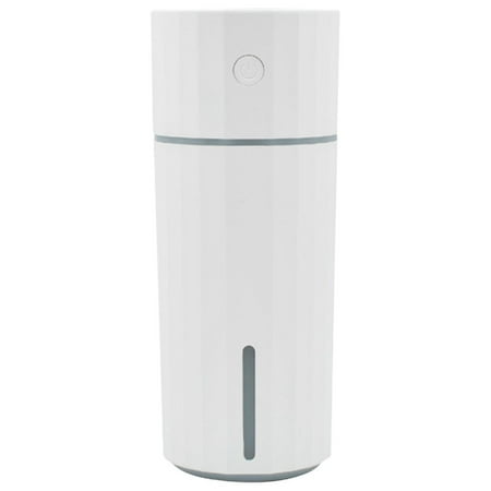 

yongmandr Mini Portable Desktop Humidifier with Lights 200ml Large Mist USB Rechargeable Wireless Electric Humidifier for Car Home Office Home Supplies Ideal Gifts (White 1PC)