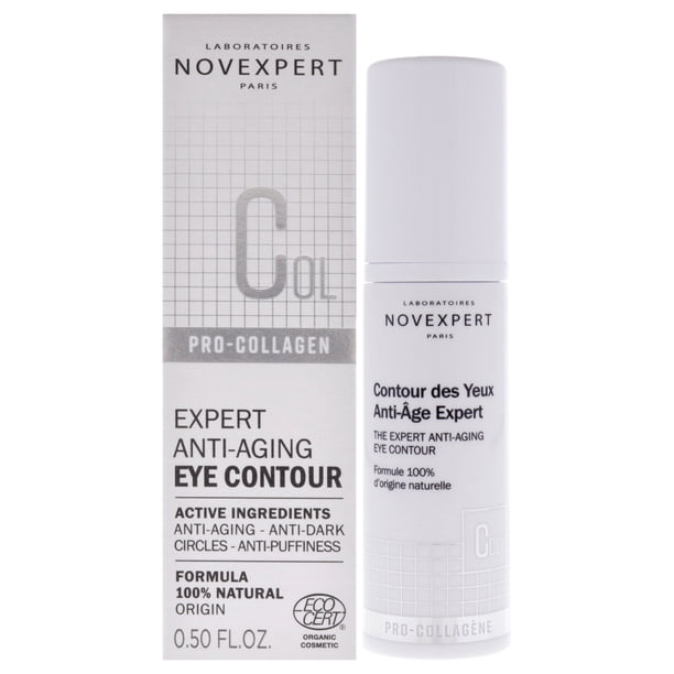 Contorno de ojos experto antienvejecimiento de Novexpert para unisex - Tratamiento de 0,5 oz