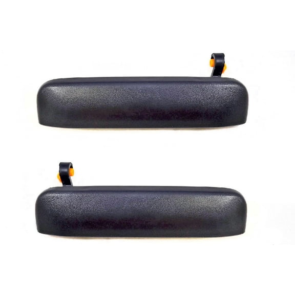 PT Auto Warehouse NI-3152A-FP - Outer Exterior Outside Door Handle, Textured Black - Front Left/Right Pair Fits select: 1998-2004 NISSAN FRONTIER, 2000-2004 NISSAN XTERRA