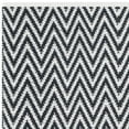 thumbnail image 5 of SAFAVIEH Montauk Siomha Chevron Cotton Area Rug, Black/Ivory, 2'6" x 4', 5 of 6